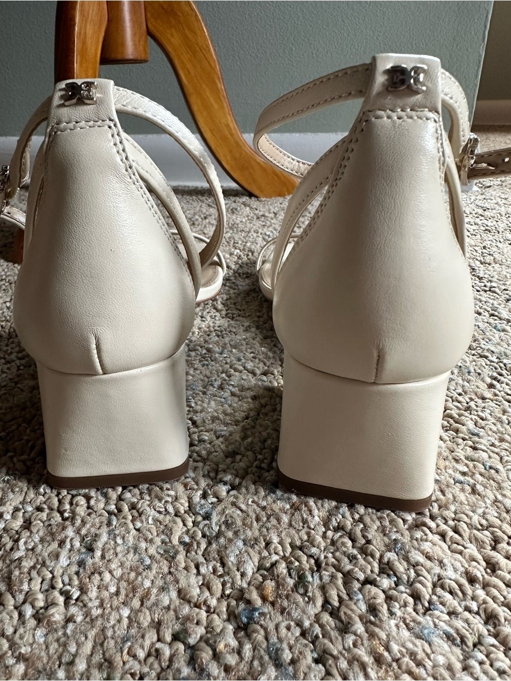Sam Edelman Wilson Kitten Heel Ankle Strap Sandals - Picture 7 of 11